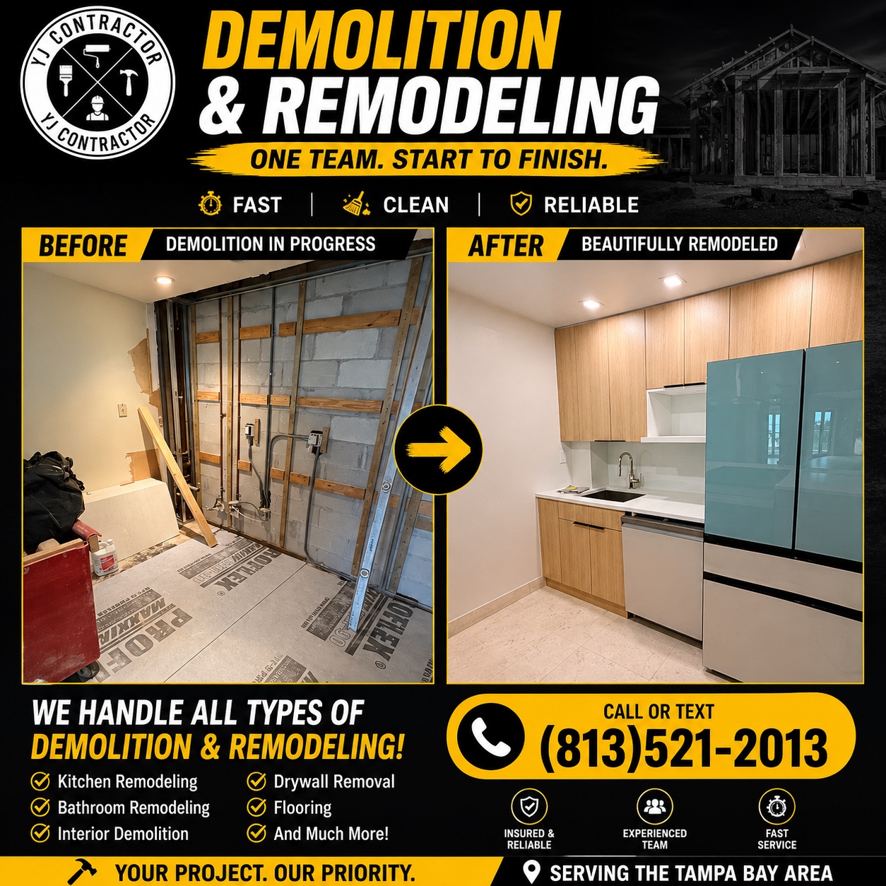 Kitchen remodeling before and after